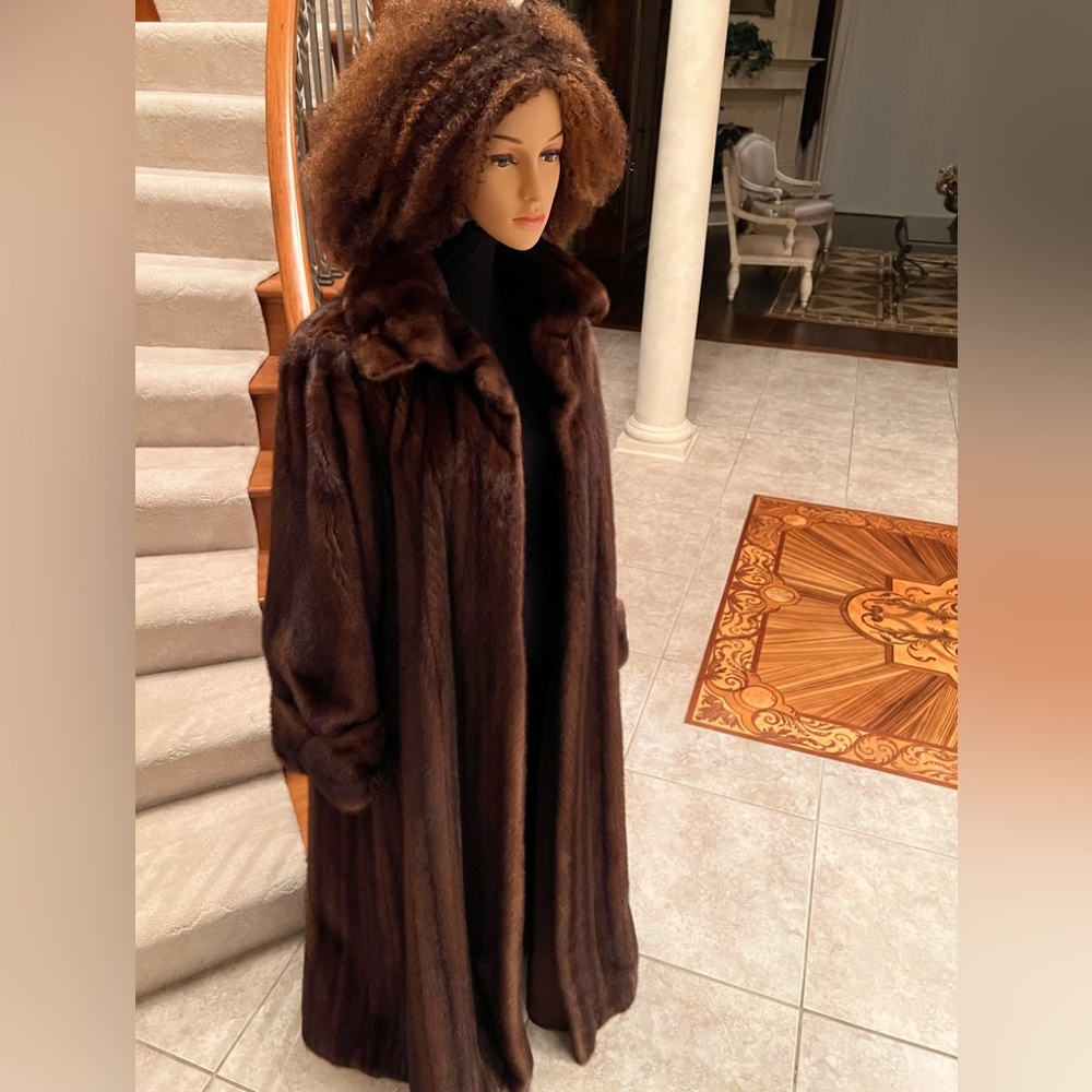 Givenchy Luxurious Brown Mink Coat